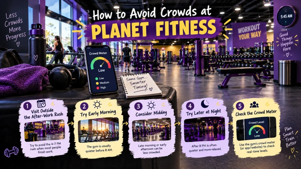 when is planet fitness least busy