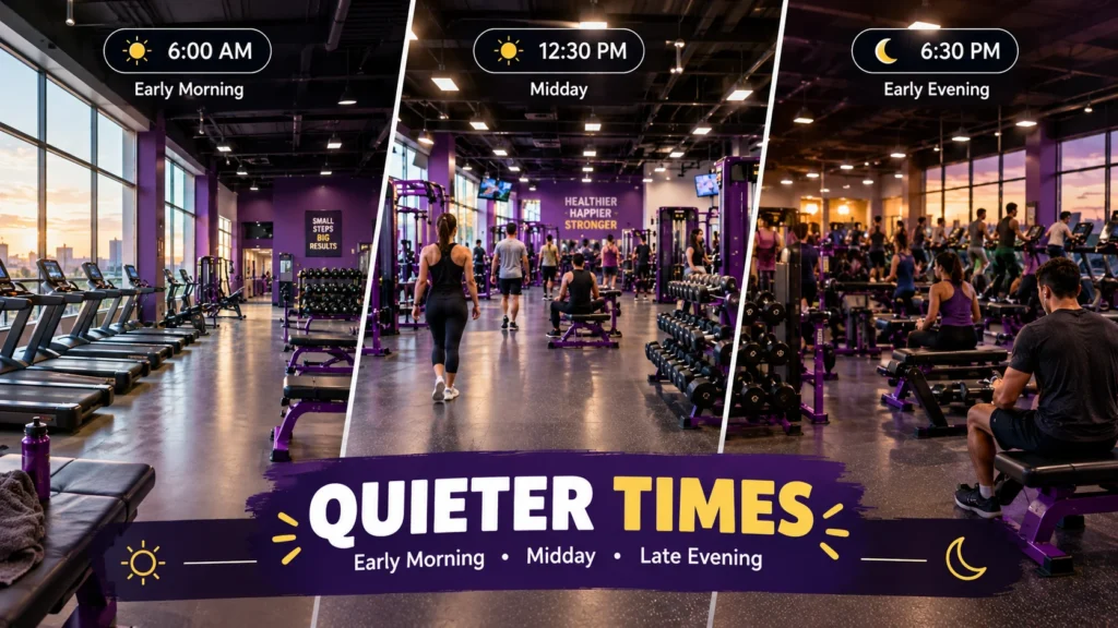 when is planet fitness least busy