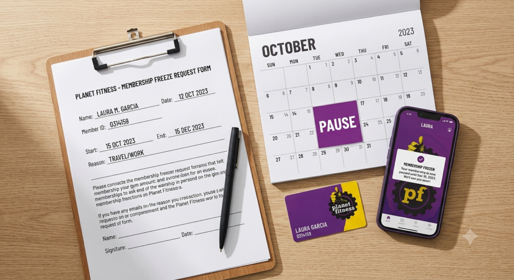 how to freeze planet fitness membership