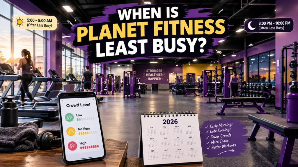when is planet fitness least busy