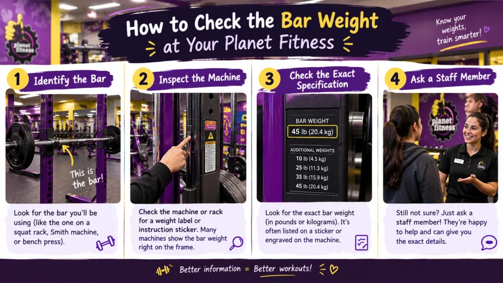 how much does the planet fitness bar weigh