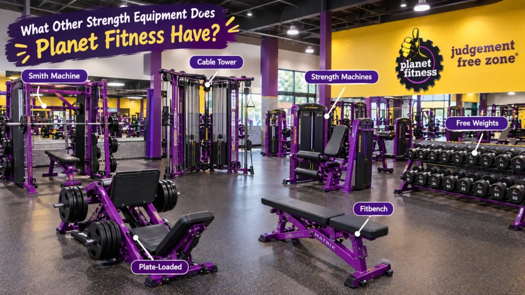 does planet fitness have dumbbells