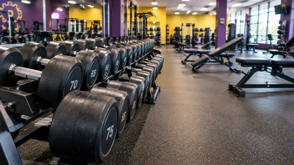 how much does the planet fitness bar weigh