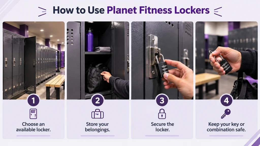 does planet fitness have lockers